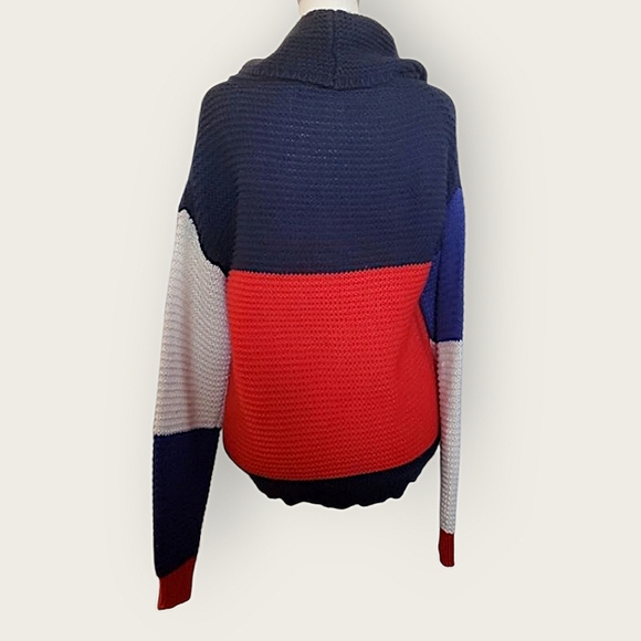 Brave Soul London Patchy Stripe Sweater - Picture 4 of 6